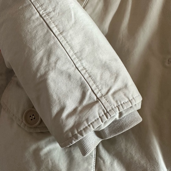 WOOLRICH ARCTIC PARKA RAMAR CLOTH WITH DETACHABLE FUR TRIM COL IGLOO WHITE SZ M - Picture 10 of 12